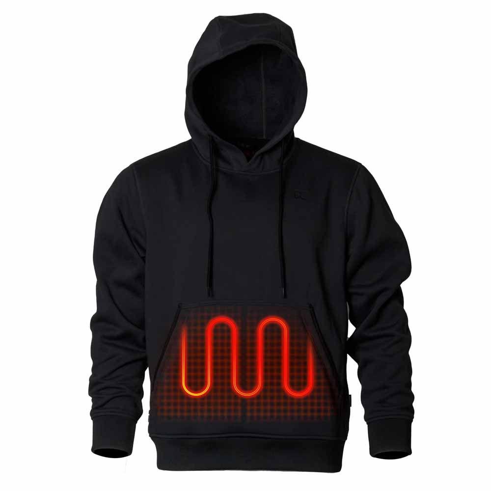 MRK TECH ARTICLE # 2202 Men's Pullover Heated Hoodie with Built-In Handwarmer