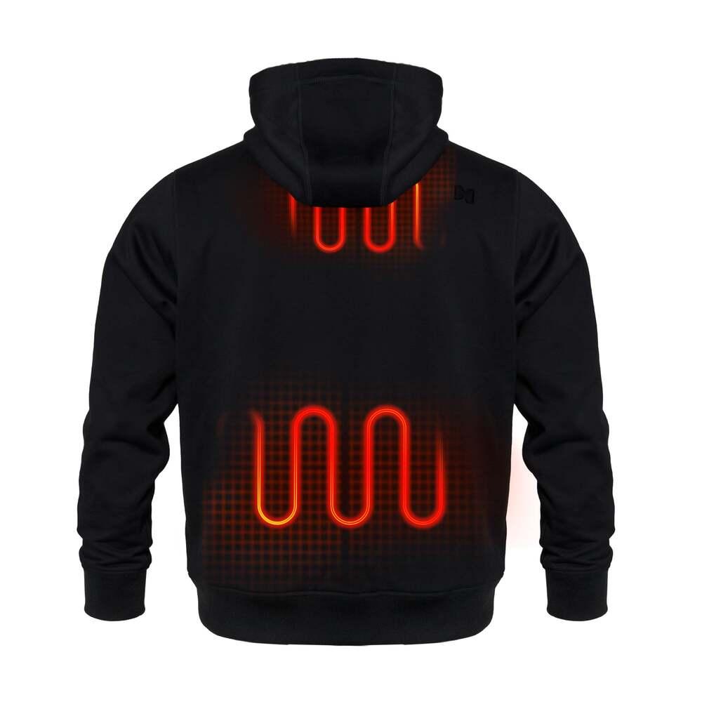 MRK TECH ARTICLE # 2202 Men's Pullover Heated Hoodie with Built-In Handwarmer